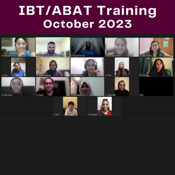 Congrats IBT ABAT participants of October 2023